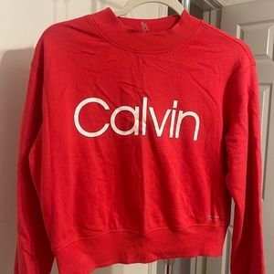 Pink Calvin Klein sz M crew neck